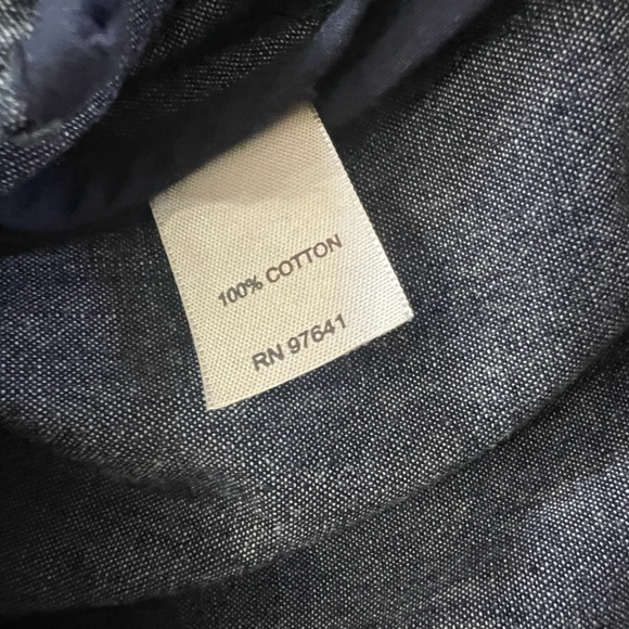 J.Jill Jacket and pants set  Blue 100% Cotton Denim Like size 14 great condition - Picture 5 of 14